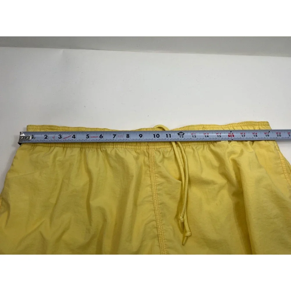 Islander‎ Swim Trunks Men's Sz XL Yellow Drawstring Pockets